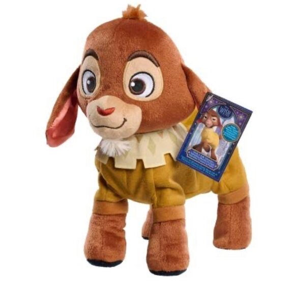 Disney Wish Walk n Talk Valentino Walking Talking Goat‎ Animal Plush Toy NWT - Picture 1 of 6